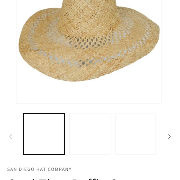 San Diego Hat company one size Stylish Woven 100% raffia Straw Hat - Picture 1 of 16